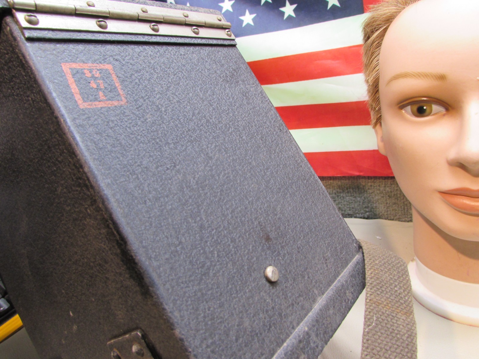 ESTATE* SIGNAL CORPS U.S. ARMY BC-222 RAULAND TUBE RADIO RECEIVER & TRANSMITTER