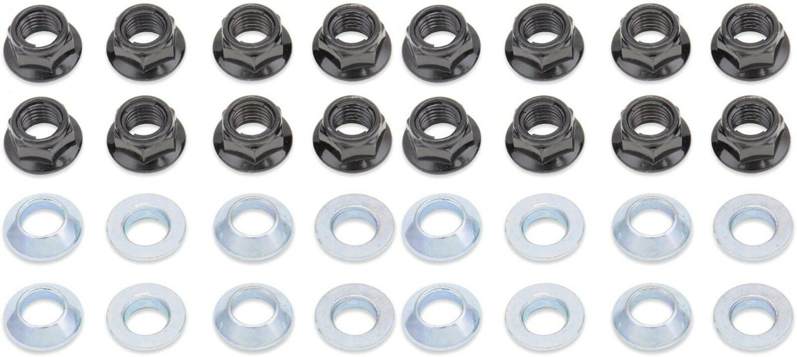 16 Black Lug Nuts Fits: Hiper DWT Wheels TRX450R TRX250R TRX400EX ATC 250R 200X