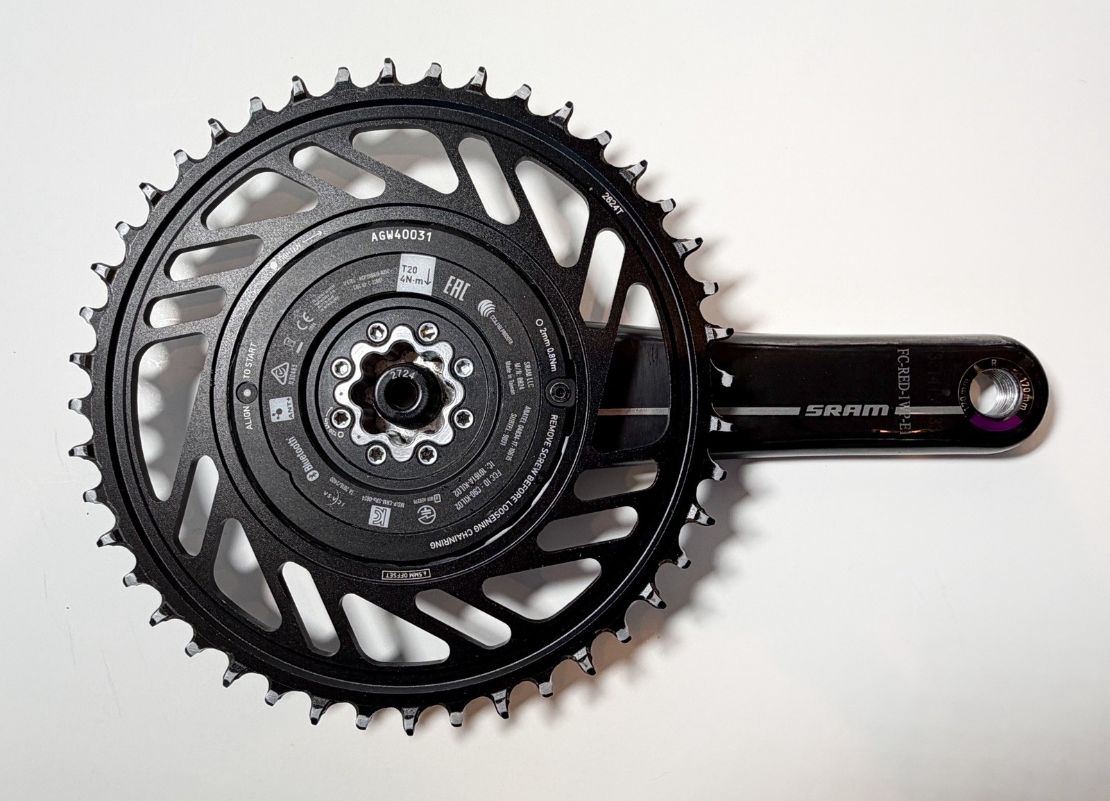 SRAM RED XPLR AXS E1 Power Meter Crankset 44T 170mm