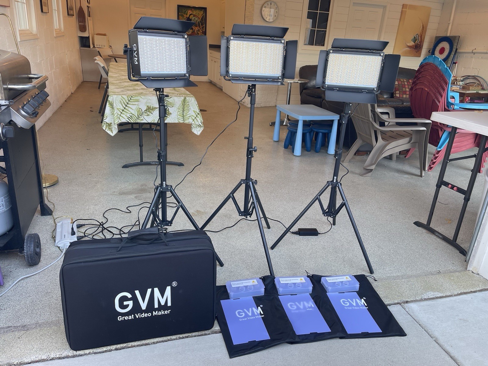 GVM 1300D RGB LED Video Light, 65W Video Lighting Kit with Bluetooth Control