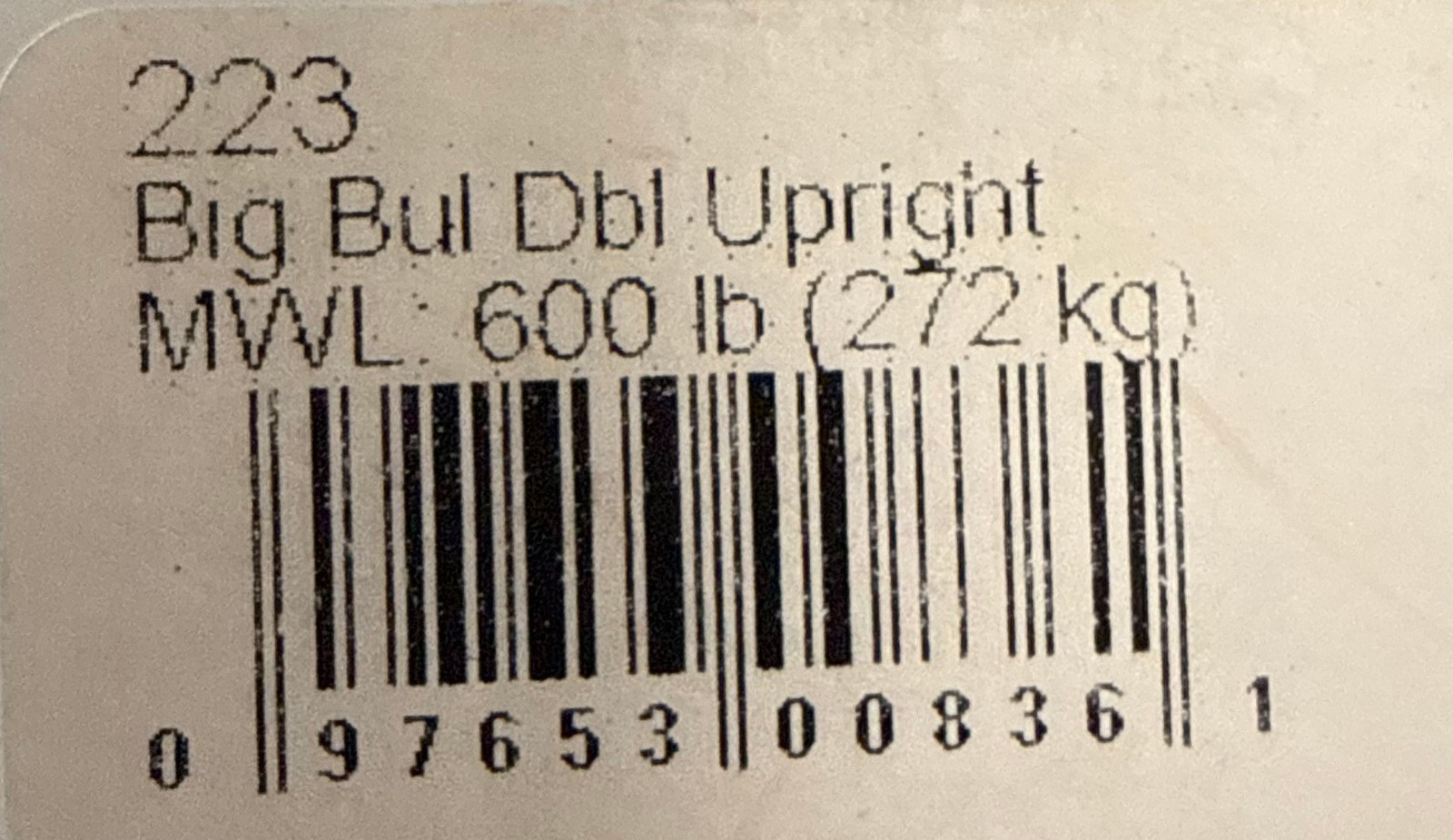 Harken 223 - Big Bull Dbl Upright Block - NEW FREE SHIPPING