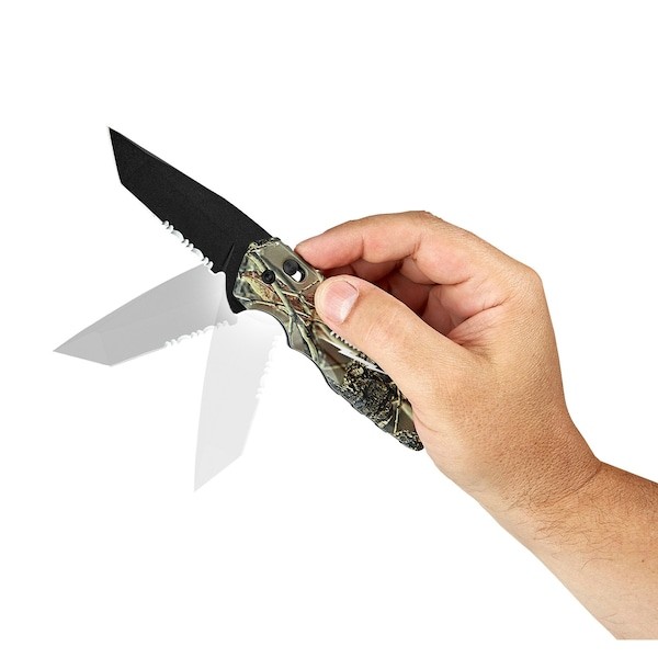 Milwaukee Tool 48-22-1535 Fastback Camo Spring Assisted Folding Knife