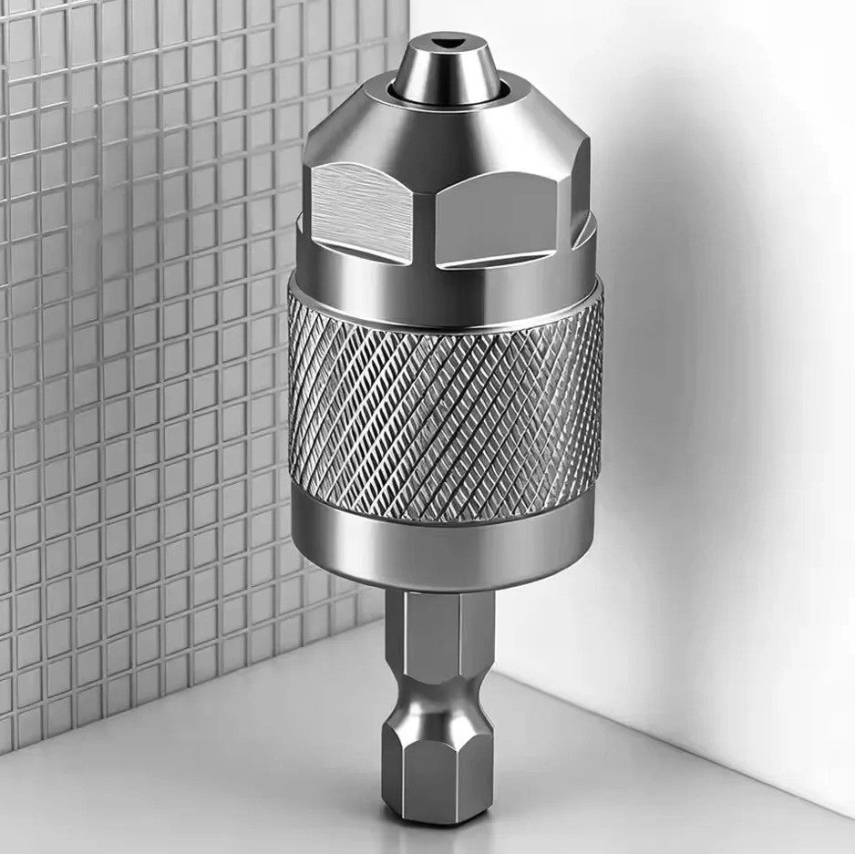 1pc Drill Chuck Adapter Quick Change Hex Shank Converter - NEW