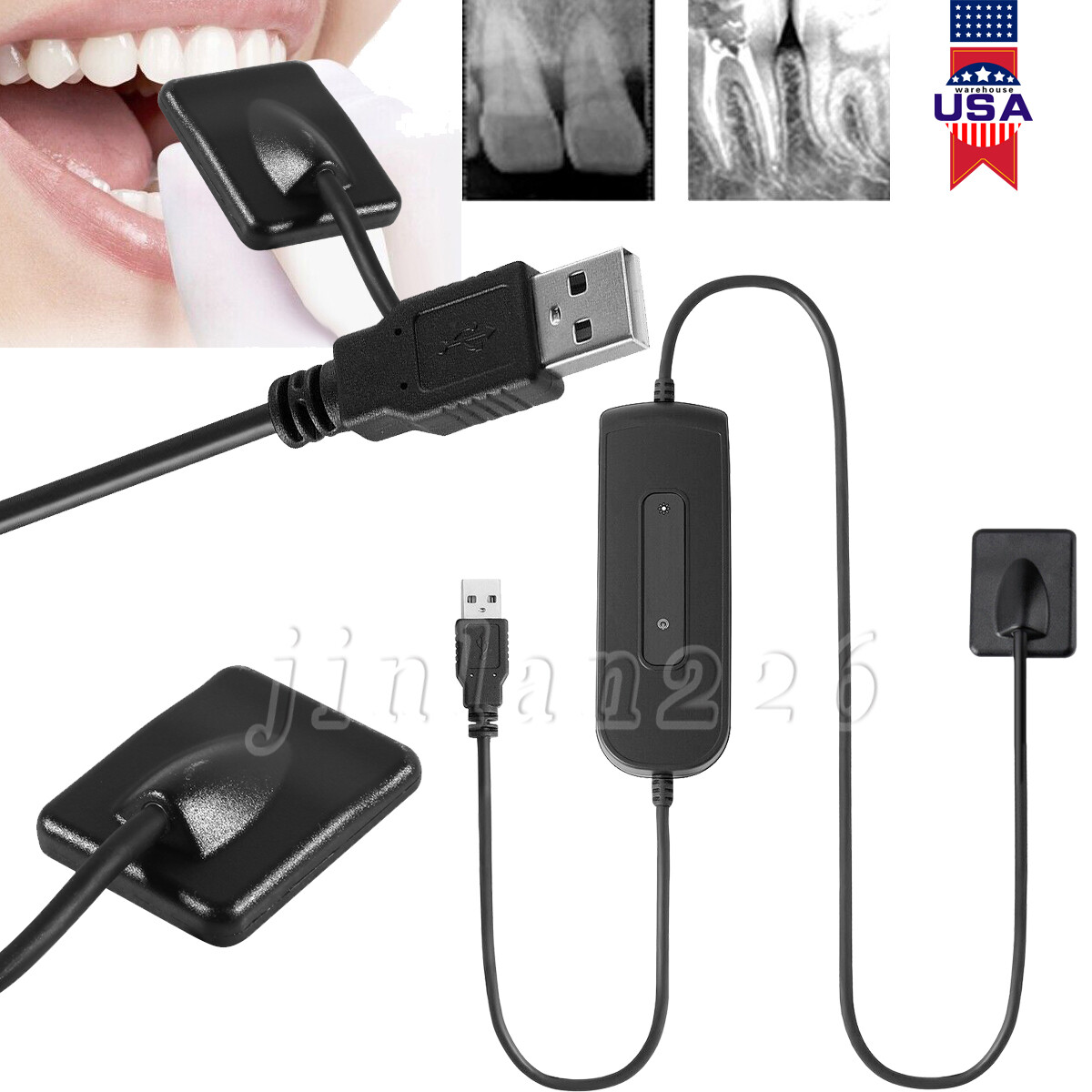 Intra Oral Rayos X Dental ray Sensor With SoftwareImage Sensor Size 2