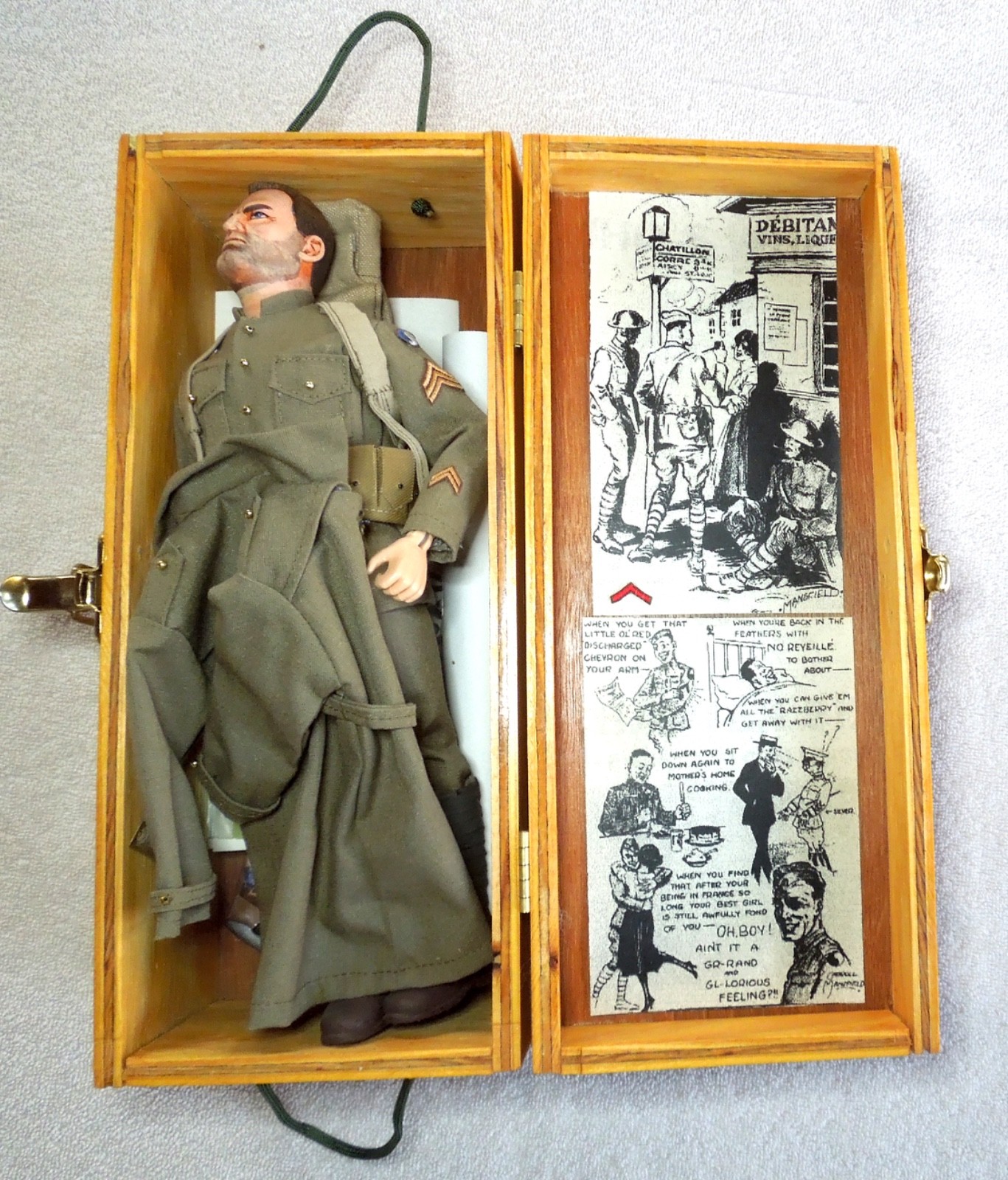 *Rare* THE TRENCHES WWI Doughboy *#20/50* 1/6 Action Figure *Scott Beckmann*