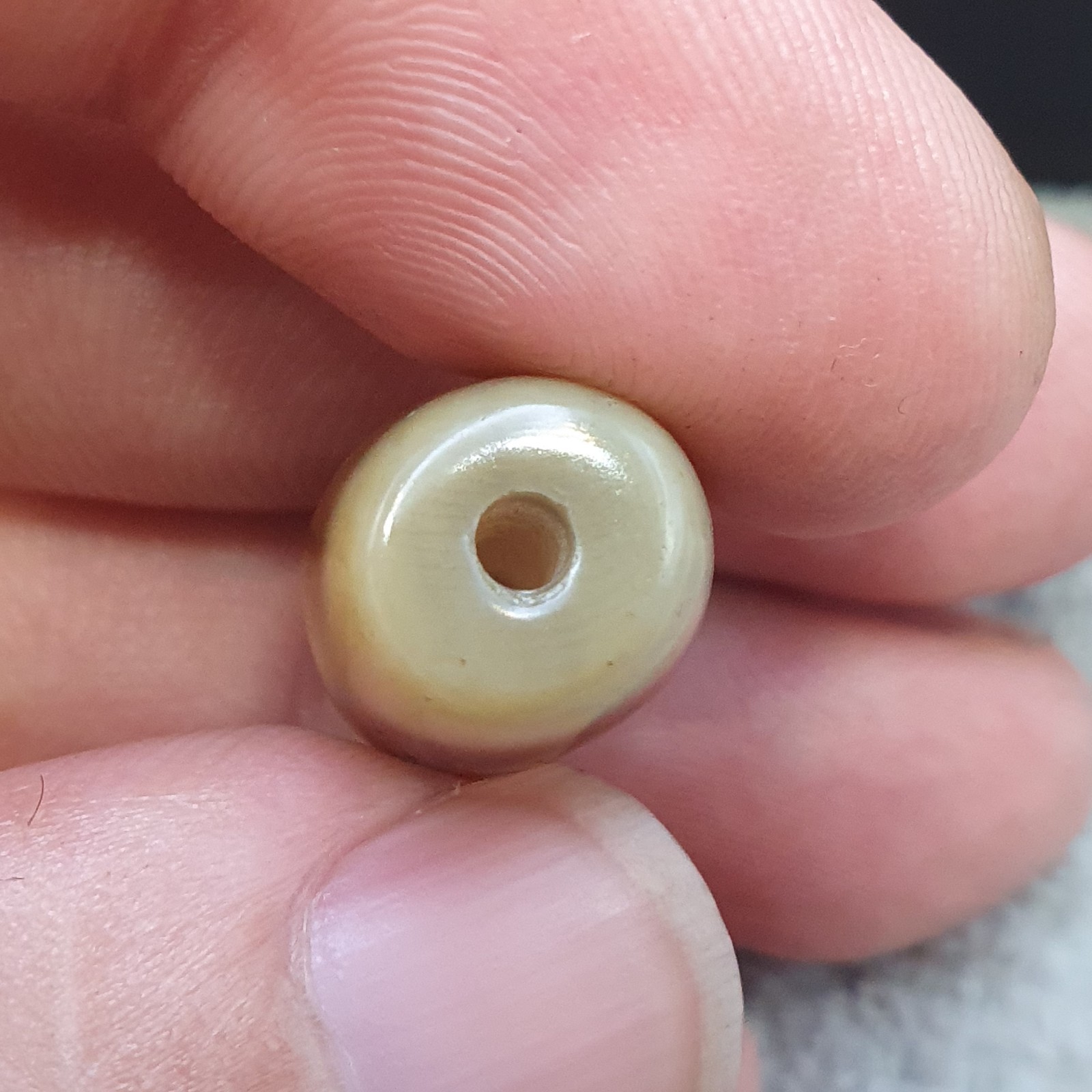 Old Tibetan Treasure Vase Eyes Pattern agate stone dzi bead amulet