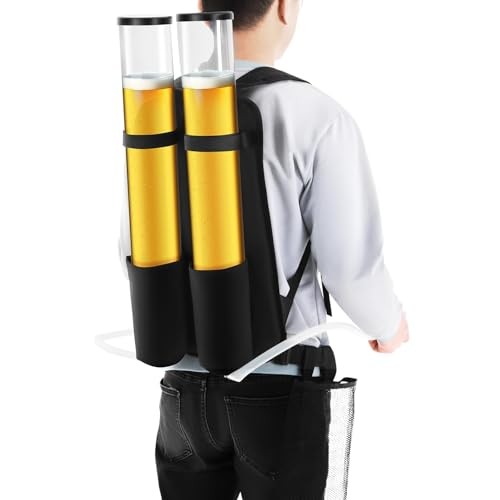 Dual Tank Double Drink Dispenser,Beverage Dispenser Backpack Beer liquid Shot