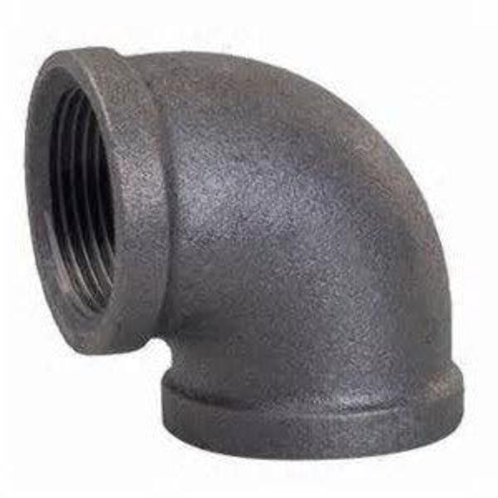 90° BLACK MALLEABLE IRON ELBOW, UL/FM Listed