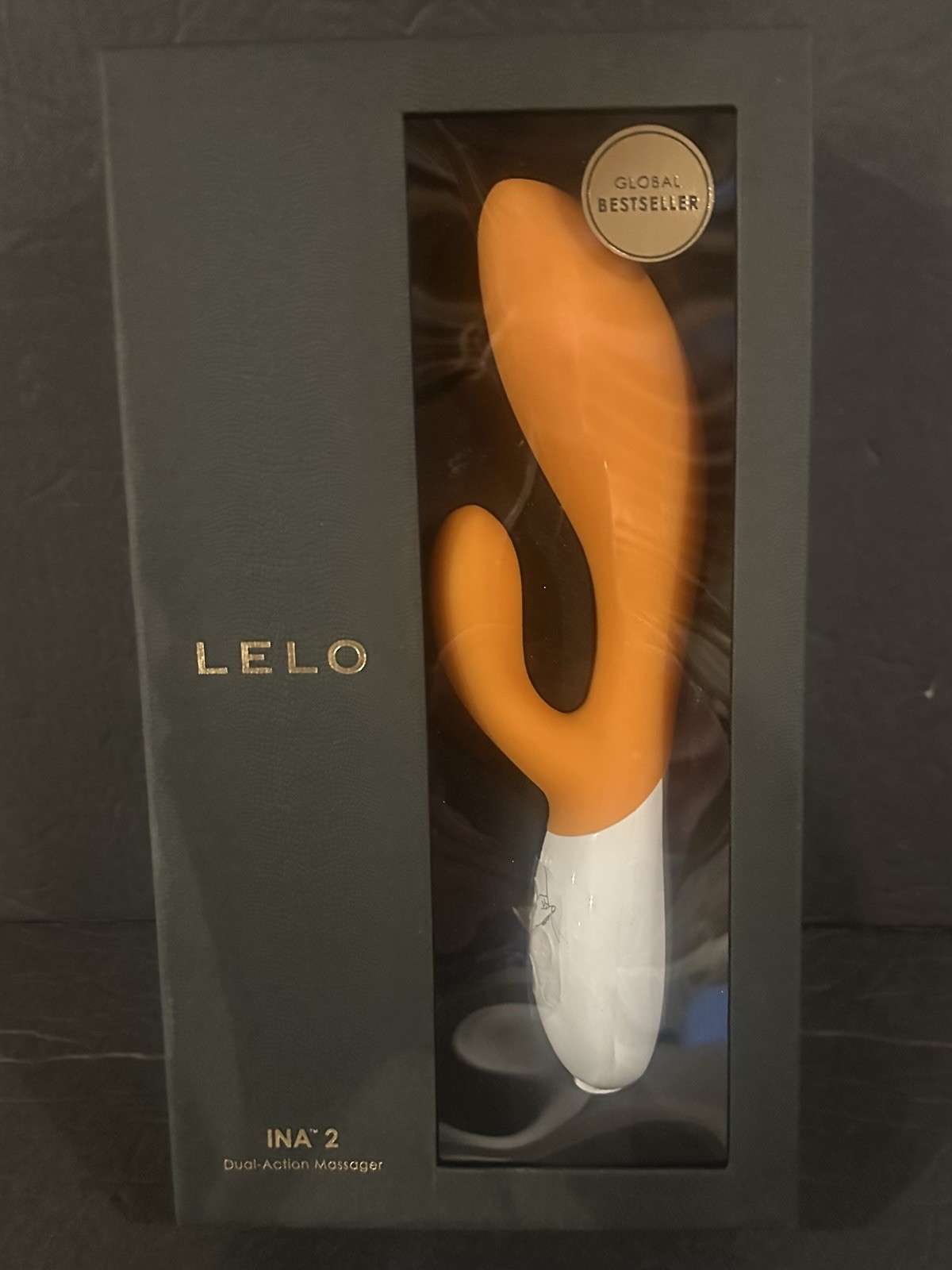 LELO INA 2 Dual Action Personal Massager Orange New Sealed