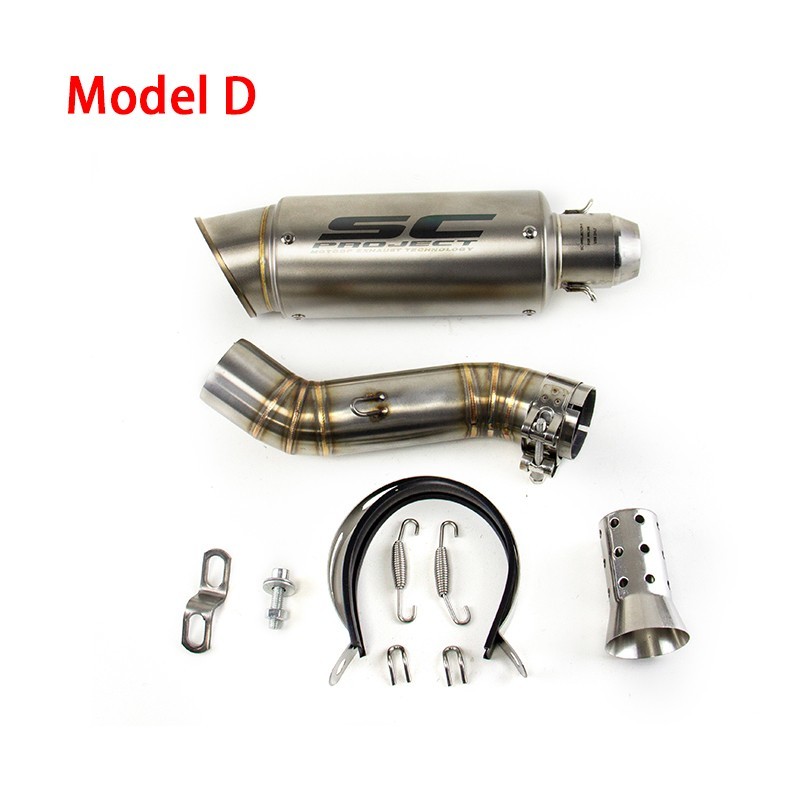 CBR500R 2016-2025 for Honda CB500F CB500X Exhaust Mid Tail Pipe Slip on Muffler