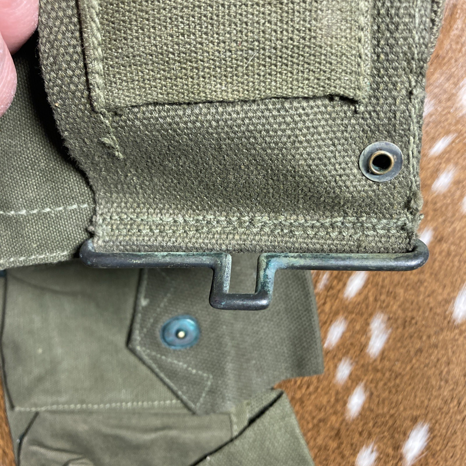 WWII Era US Army M1937 BAR Magazine Belt - Original Nice Condition JQMD-51