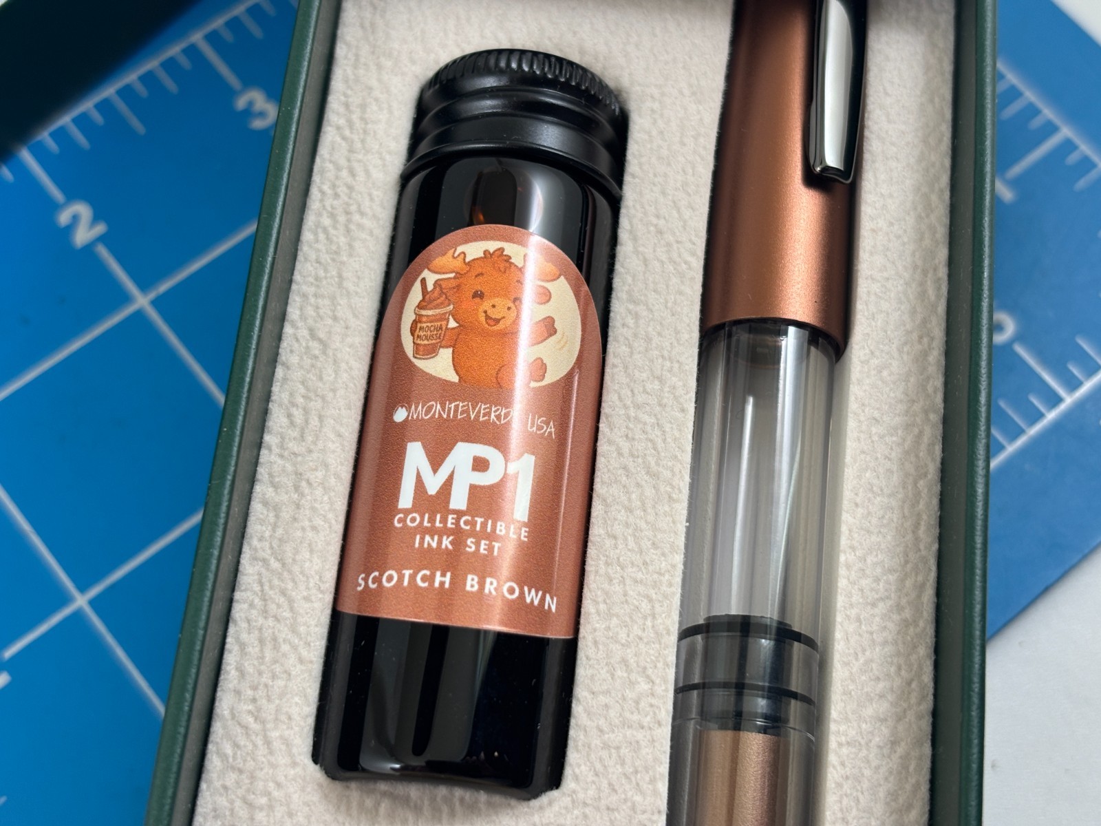 Judd's NEW Monteverde MP1 Color of the Year 2025 Fountain Pen w/15ml Ink Bottle