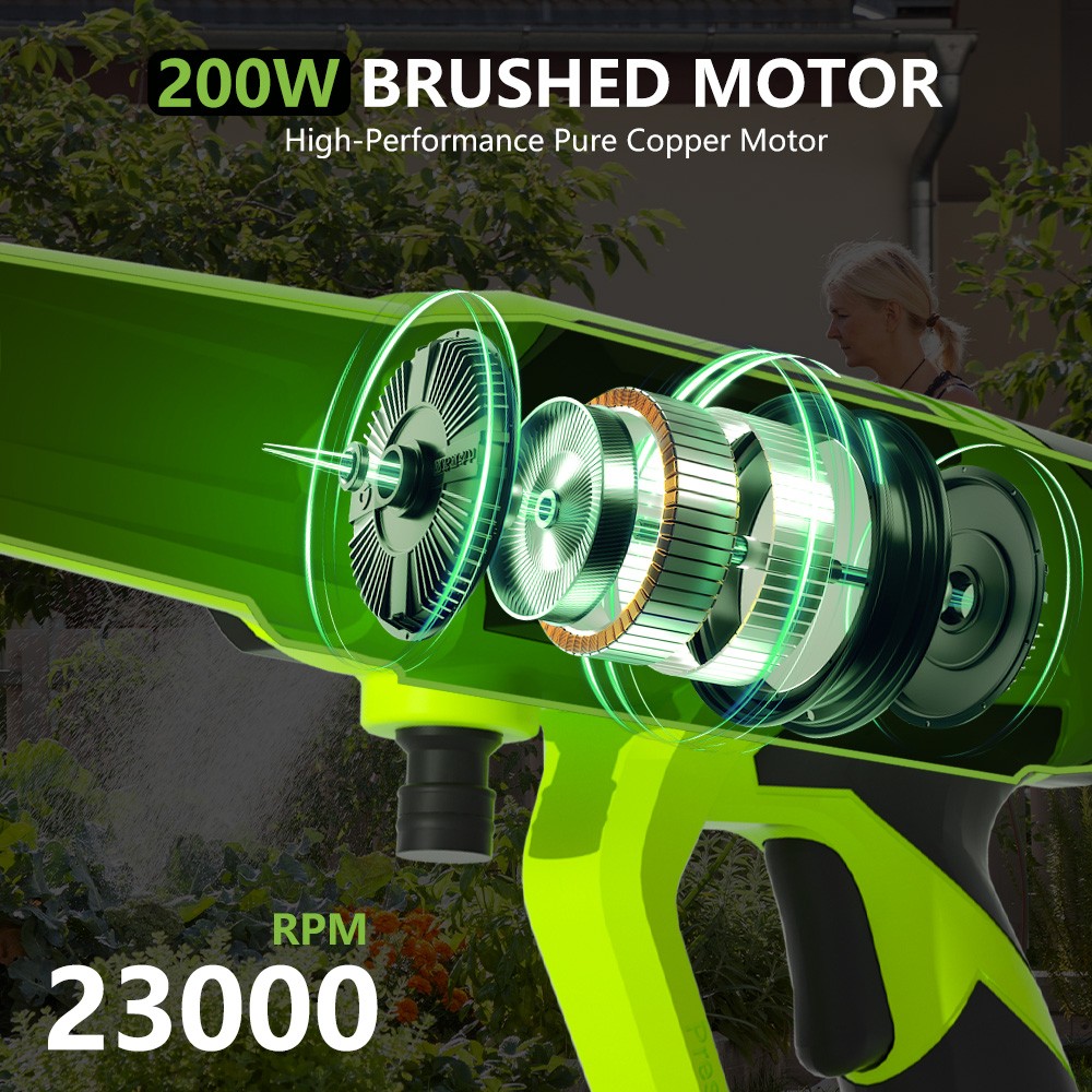 Cordless High Pressure Car Washer Portable Wash Cleaner Machine Water Gun 21V