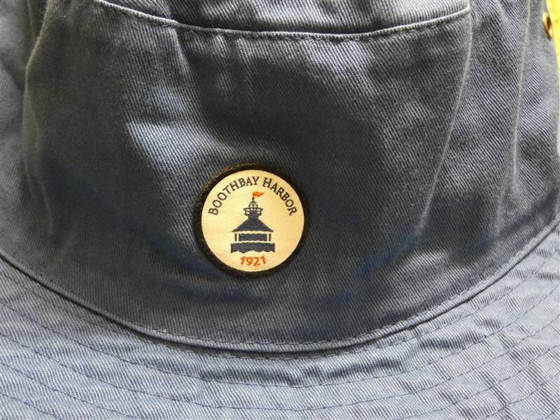 OURAY Metal Eyelit Bucket Sun Golf Hat C.C. Logo Blue Large/Extra Large L/X New