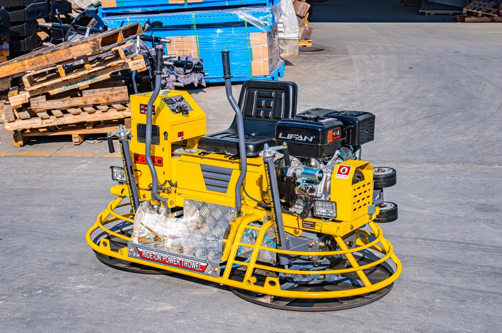 Ride-on Trowel Machine Concrete Road Surface Finisher, New