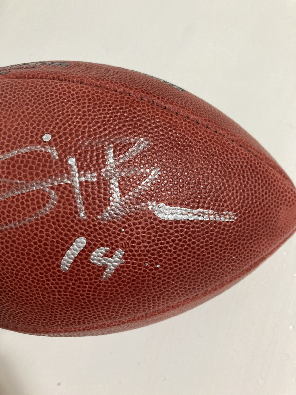 2022 Detroit Lions NFL Football #265 Signed Amon-Ra St. Brown