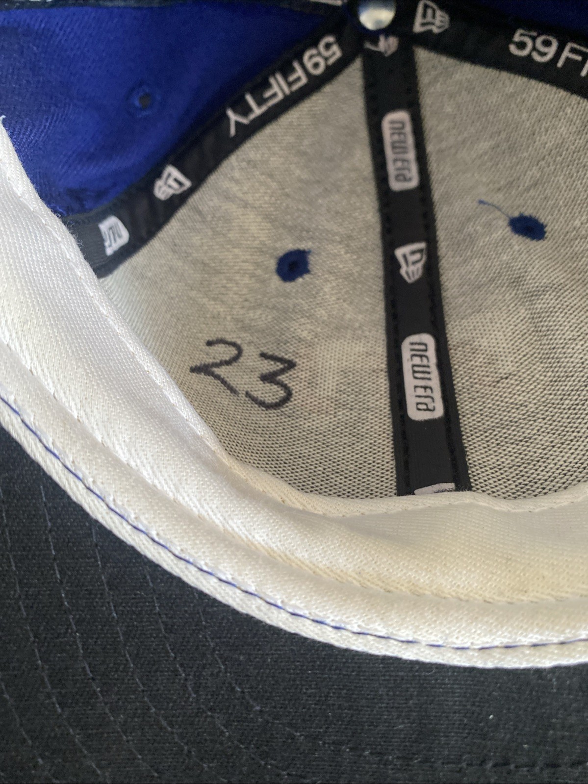 Todd Greene September 11, 2002 Texas Rangers Game Used Hat Walk Off Home Run GU1