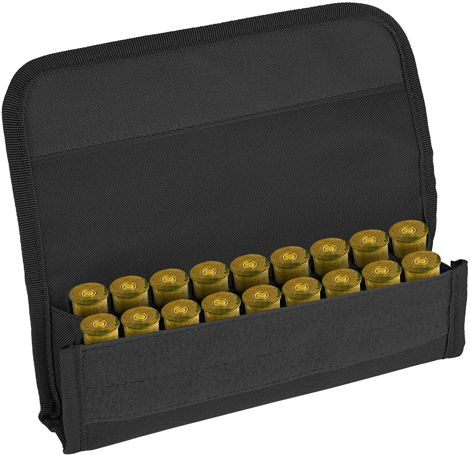 Tactical MOLLE Shotgun Shell Holder 25 Rounds Quick Access Pouch for 12/20 Gauge