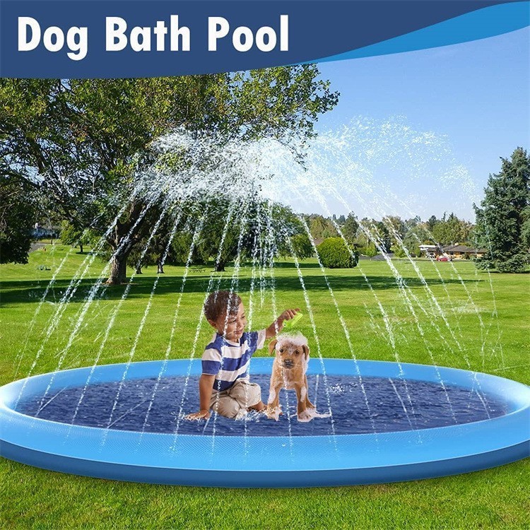 Durable Children's Water Spray Pool Mat | Splash Play Pad Mat | Water Spray Pool