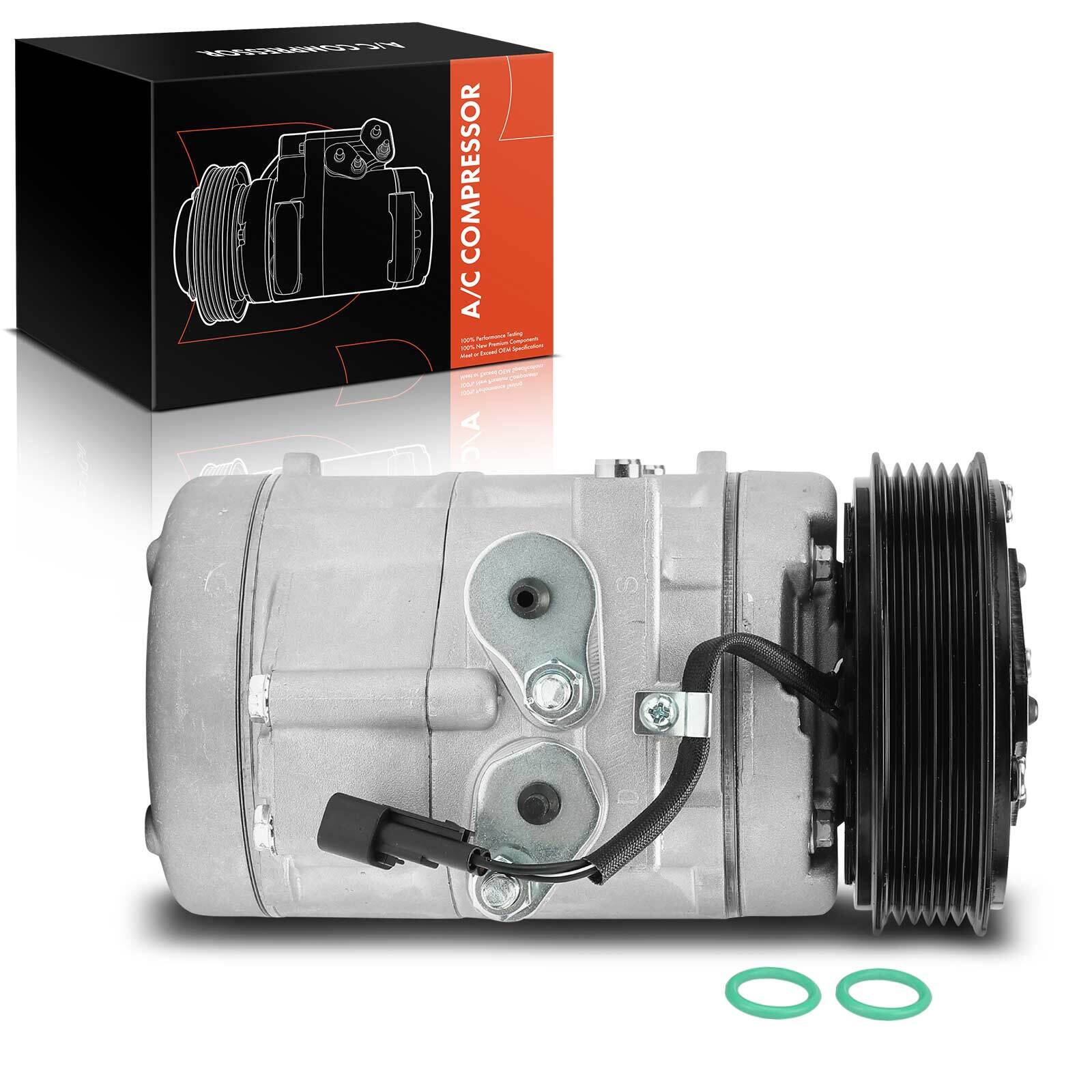 AC Compressor w/ Clutch for Ford F-150 2007-2014 F-350 F-450 F-550 Super Duty