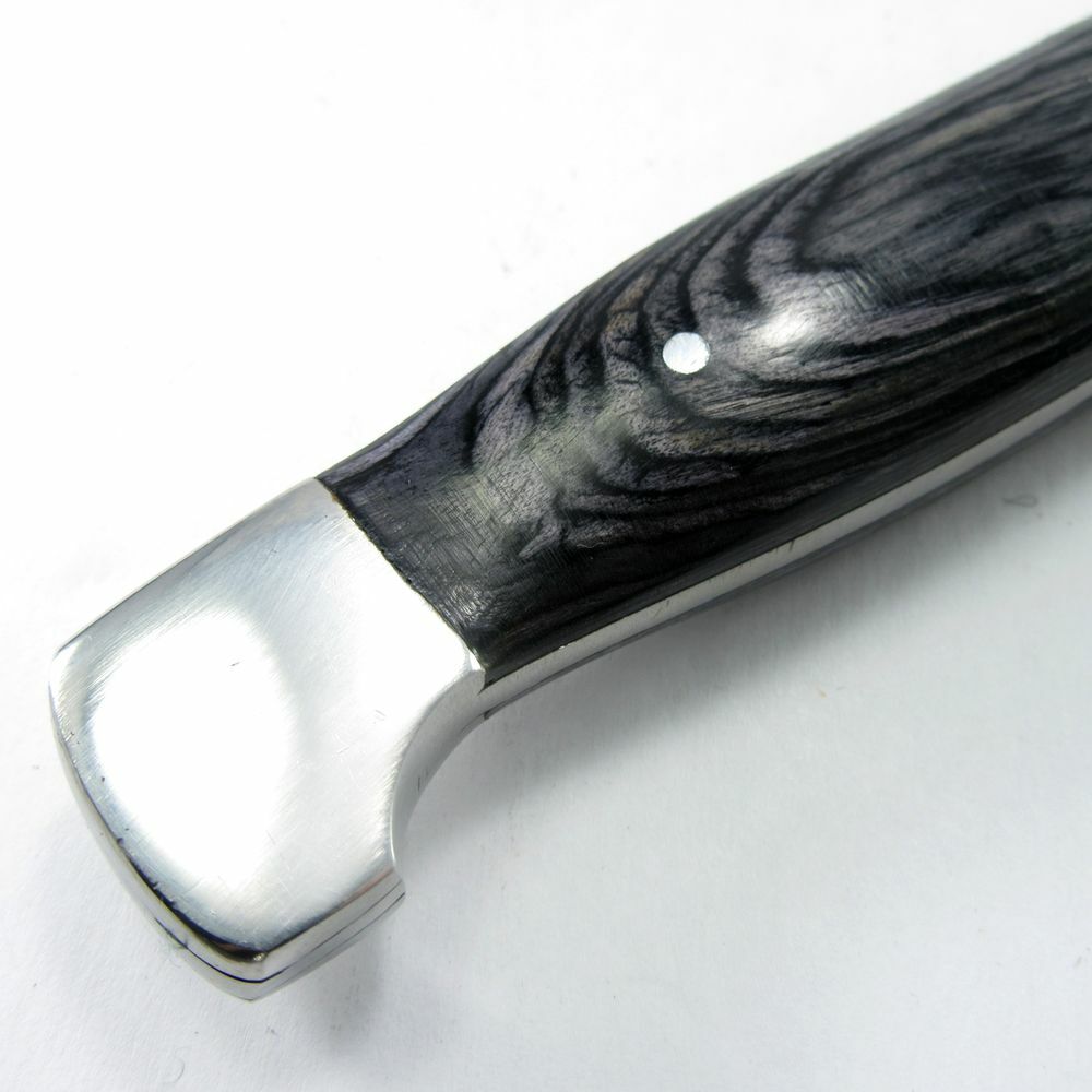 FIXED-BLADE HUNTING KNIFE | Rite Edge Mini Bowie Skinning Blade Black Wood