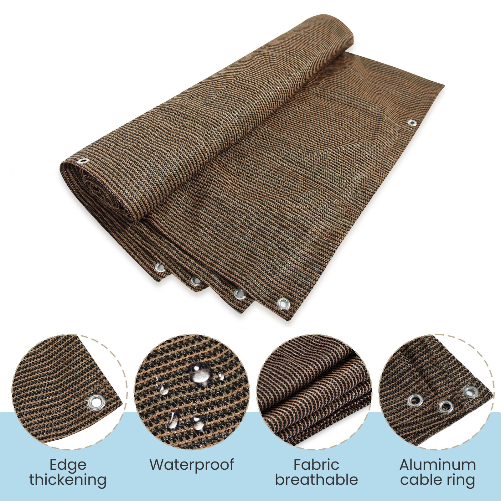 UV Resistant Shade Cloth Mesh Tarp for Plants Garden Greenhouse