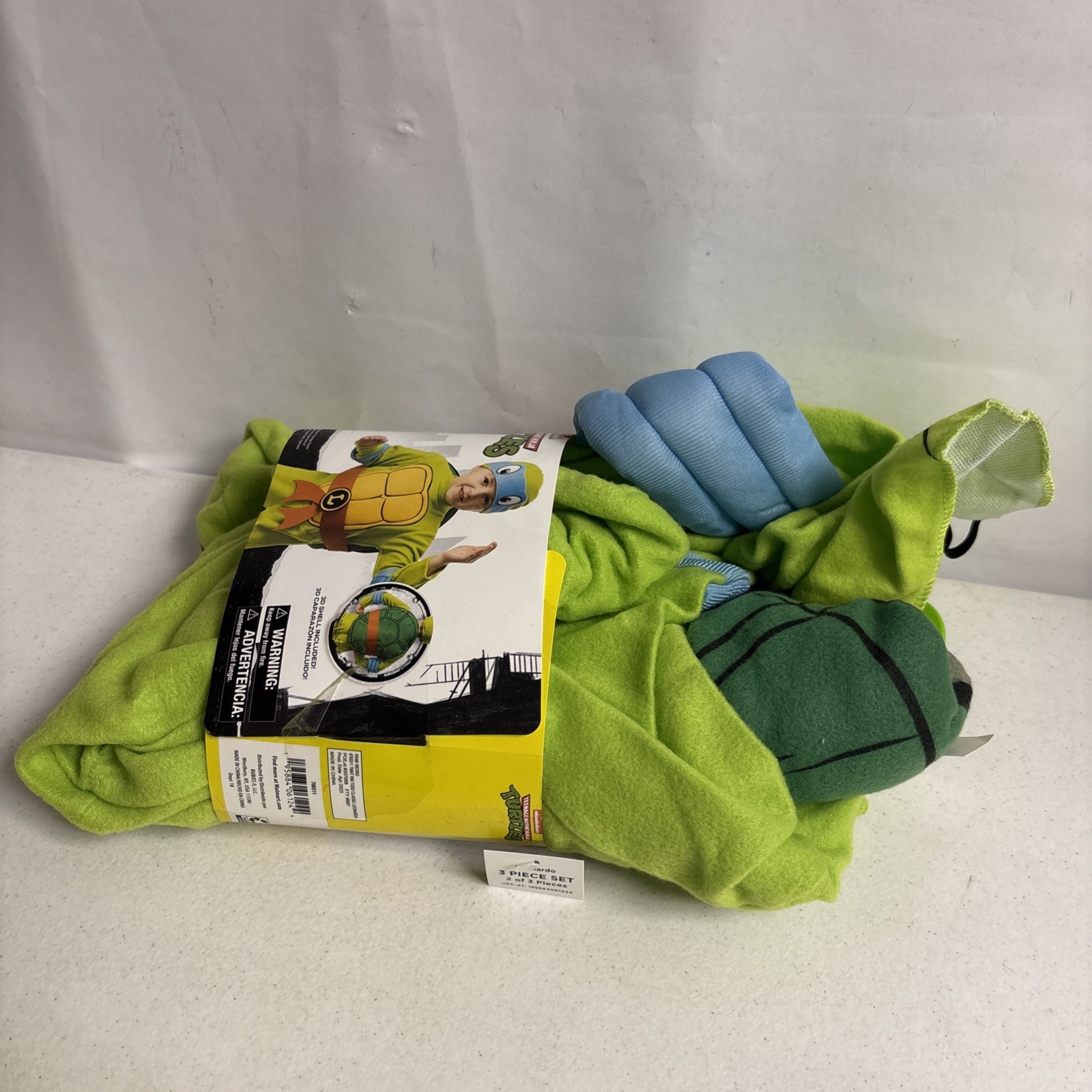 Toddler Teenage Mutant Ninja Turtles TMNT Leonardo Costume Rubies 4T NEW