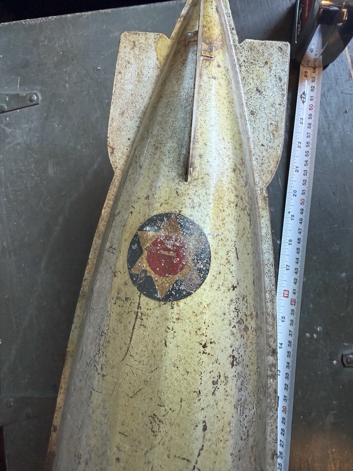 Steelcraft Graf Zeppelin pressed steel pull toy, produced in the 1930