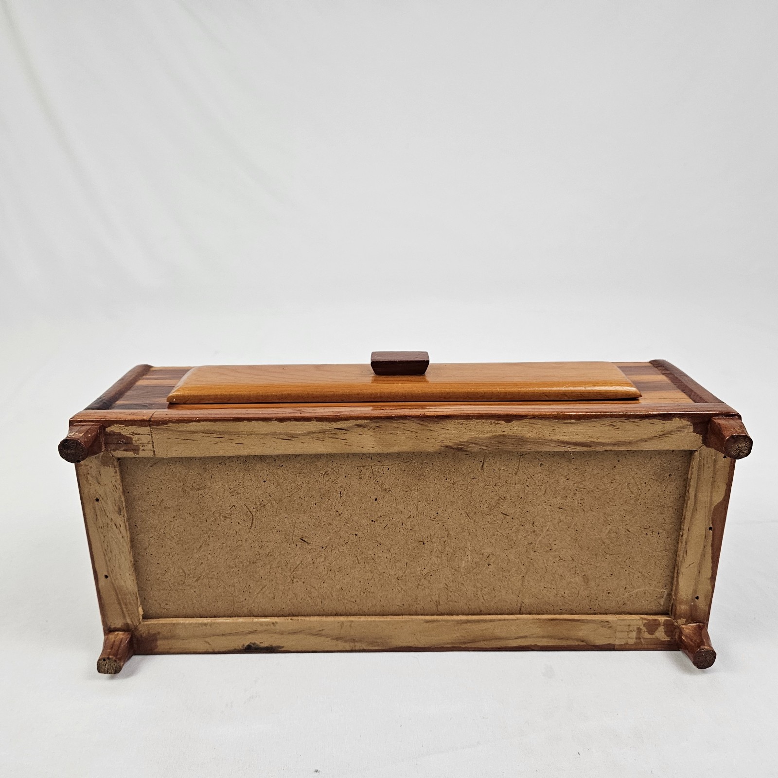 Vintage Salesman Sample Dresser Jewelry Box Mid-Century Cedar Wood Doll Size