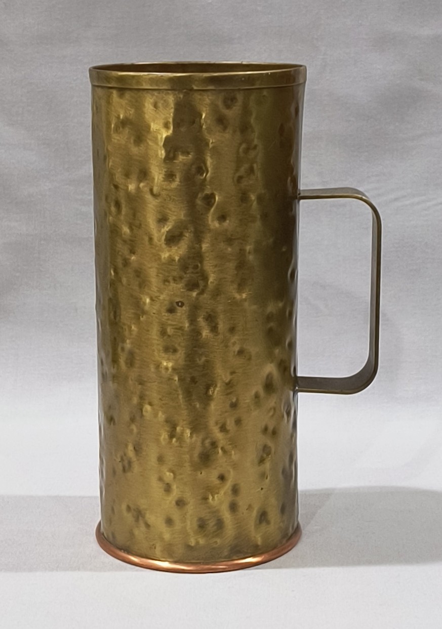 Brass Copper Matchstick Holder Cup Colony Metalsmiths of Virginia Denbigh