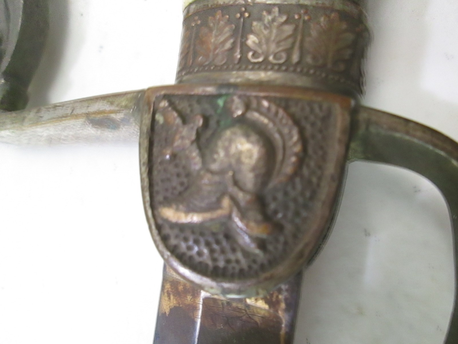 US Militia Eagle Head West Point Sword with Etched Blade