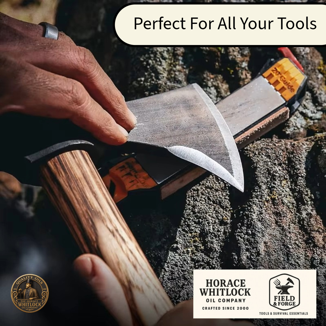 Survival Knife Sharpener 6-in-1 | Angle Guides + Diamond, Ceramic, Leather