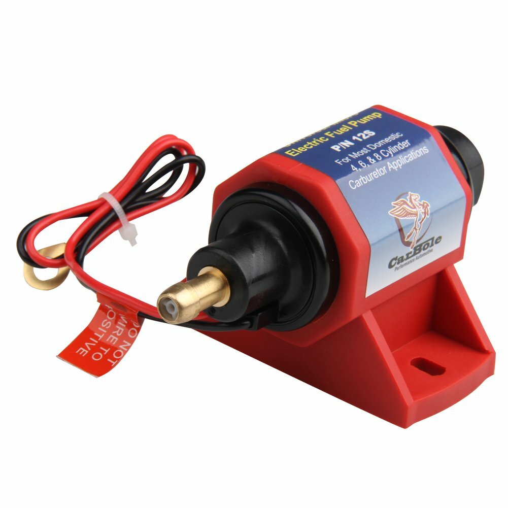 Universal Electric Inline Fuel Pump Carburetor 4-7 PSI 32 GPH Gas Diesel Alcohol