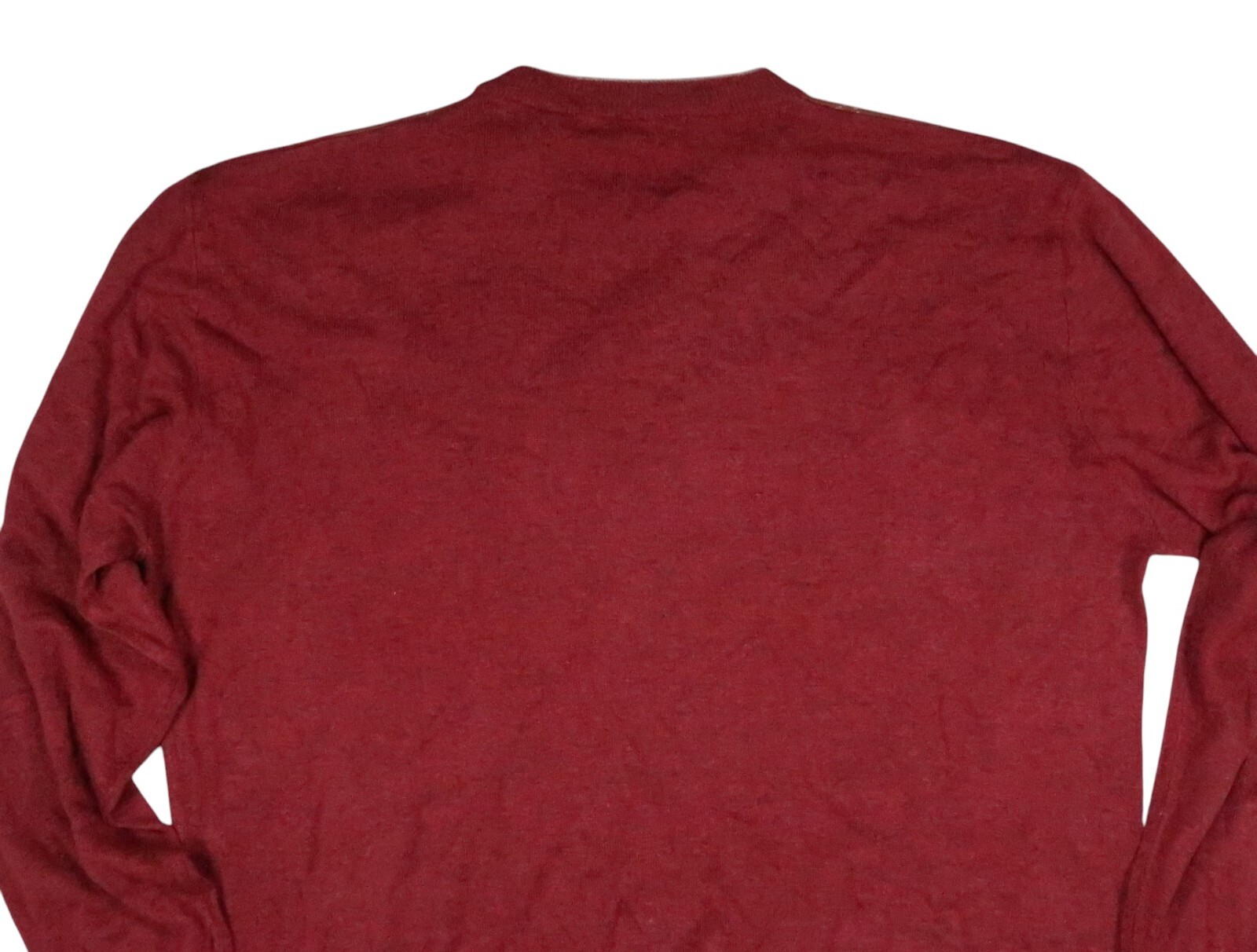 northern isles silk rayon cashmere ARGYLE sweater lightweight men xl long sleeve