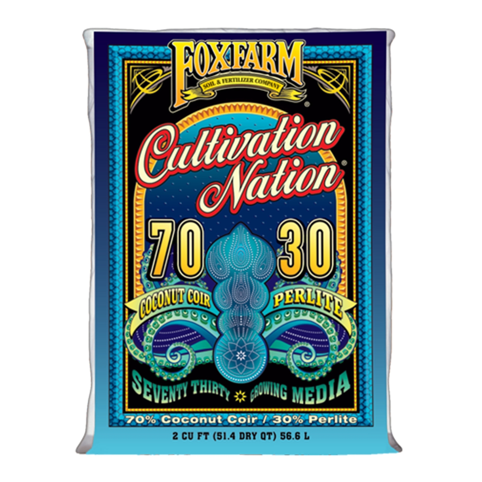 FoxFarm Cultivation Nation 70:30 Growing Media - Coco Coir & Perlite, 2cu ft