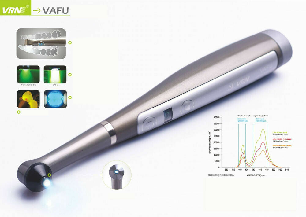 VAFU Dental 1 Second LED Curing Light Caries Detection Wireless Charging USSTOCK