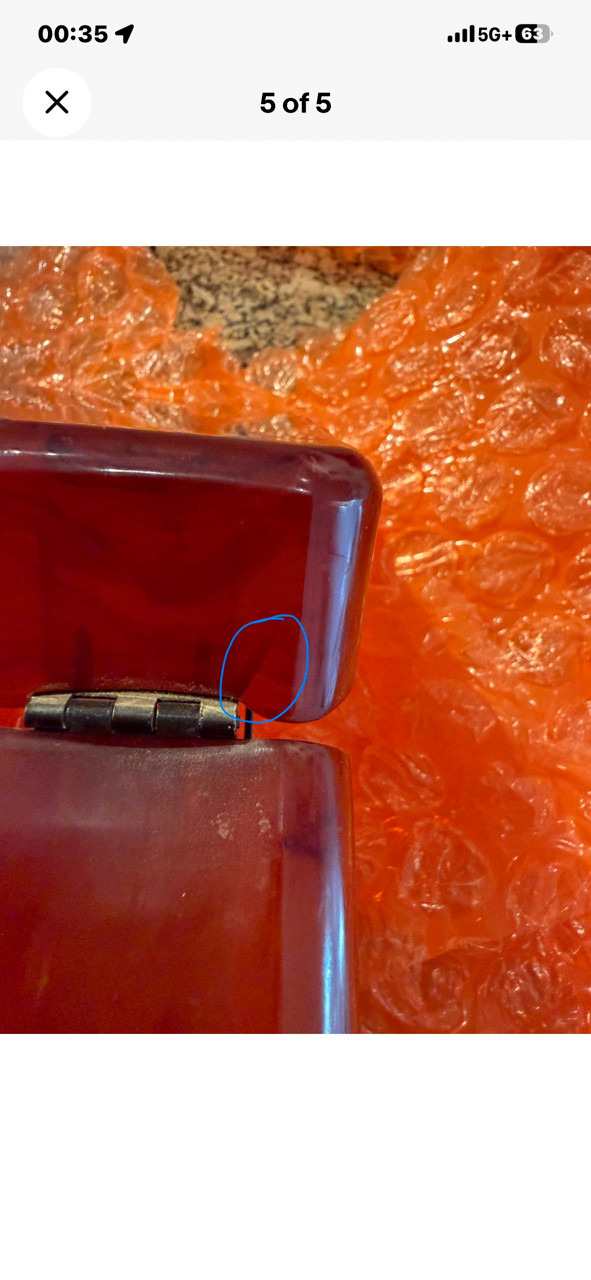 Antique Catalin General Electric L-622, Tube Radio, “ Jewel Box” Style