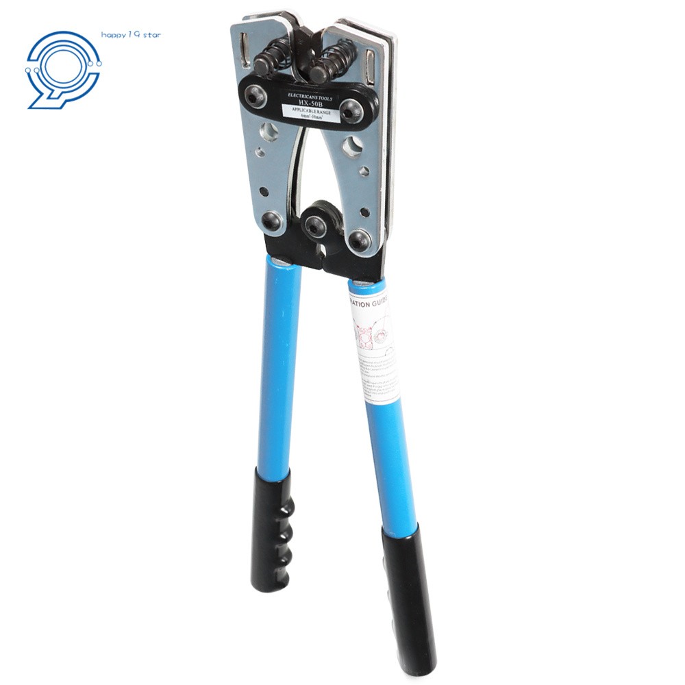 For 10-0 AWG Battery Cable Lug Crimping Tool Wire Crimper + 1 Wire Cutter