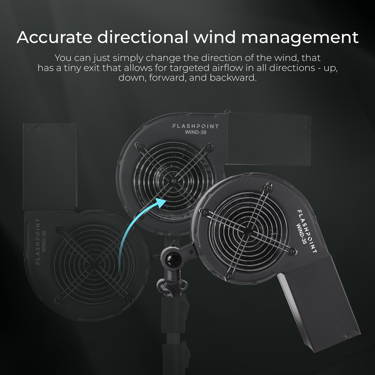 Flashpoint Wind 30 AC-Powered Studio Fan