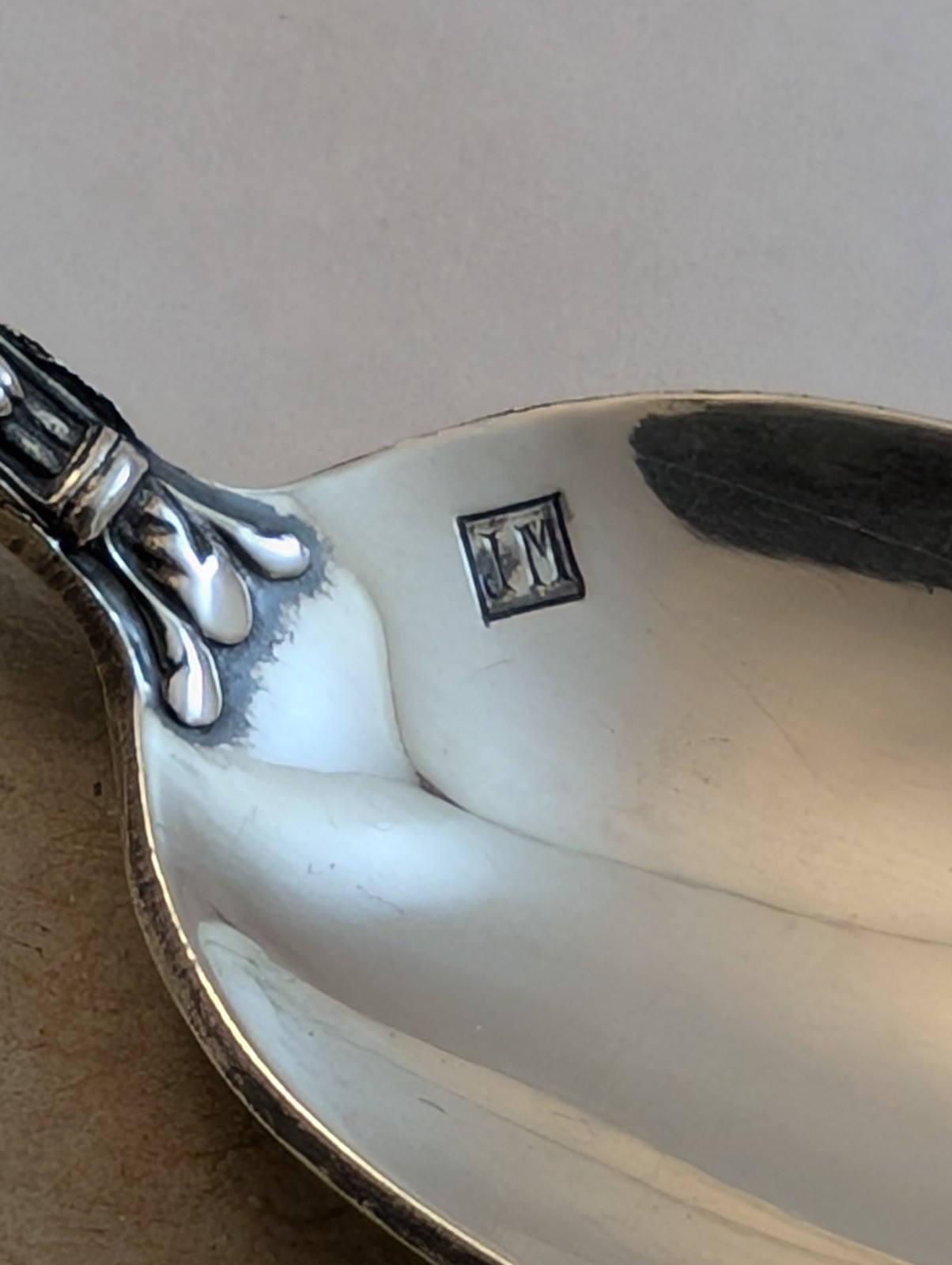 Vintage France Souvenir Spoon JM Notre Dame Cathedral Paris