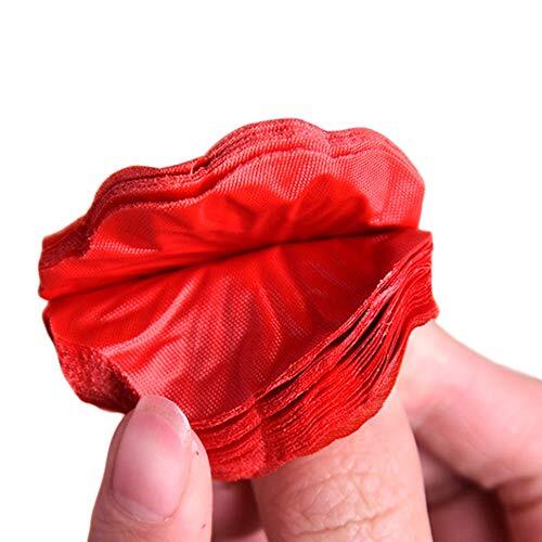 3000PCS Petalos De Rosa Rojo PÃ©talos de seda de flores artificiales Rojo oscuro