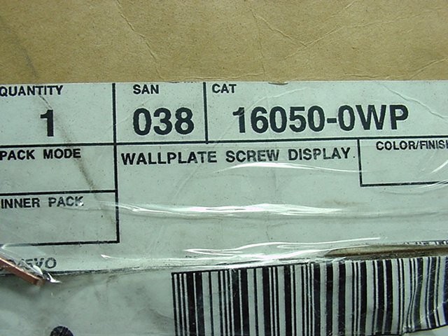 Leviton Silver Retail Display Rack for Blister Packs 4-Level 38-1/2" 16050-WP