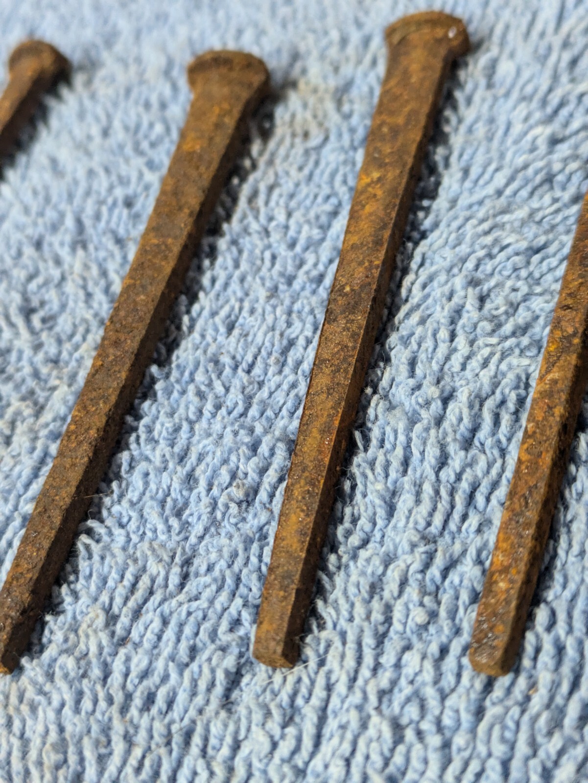 15 Antique 3" Coffin Nails, Square Nails, Wicca Witch Pagan Hoodoo Voodoo