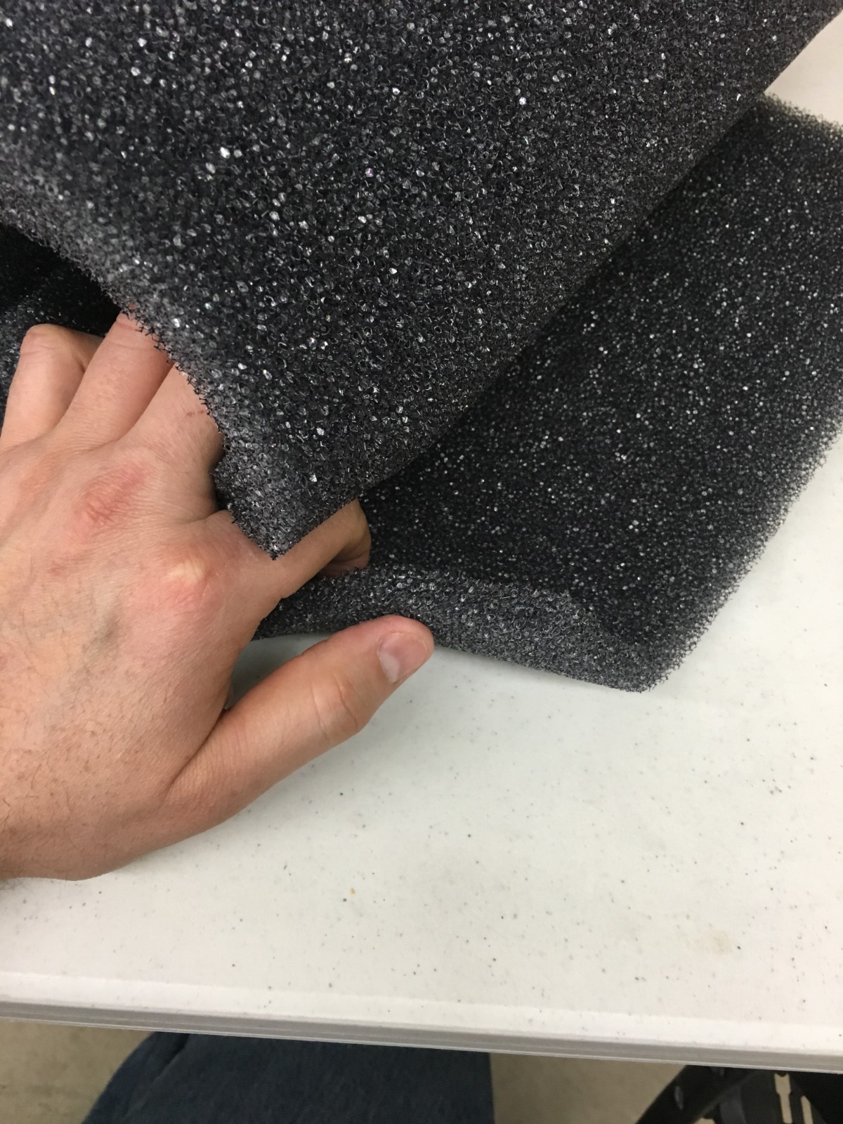 Foam Filter Media  1/2" thick  24" x 24" pcs   30PPI  Open Cell  4 pcs