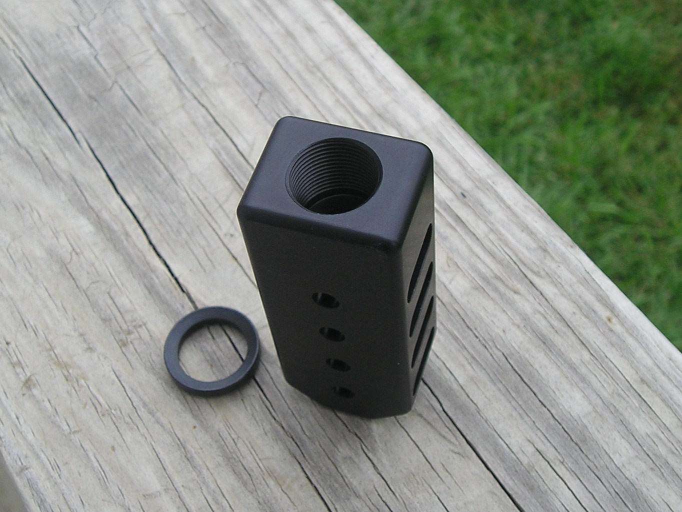 5/8-24 Muzzle Brake Made In USA With Crush Washer, .308, 300, 6.5, 7.62