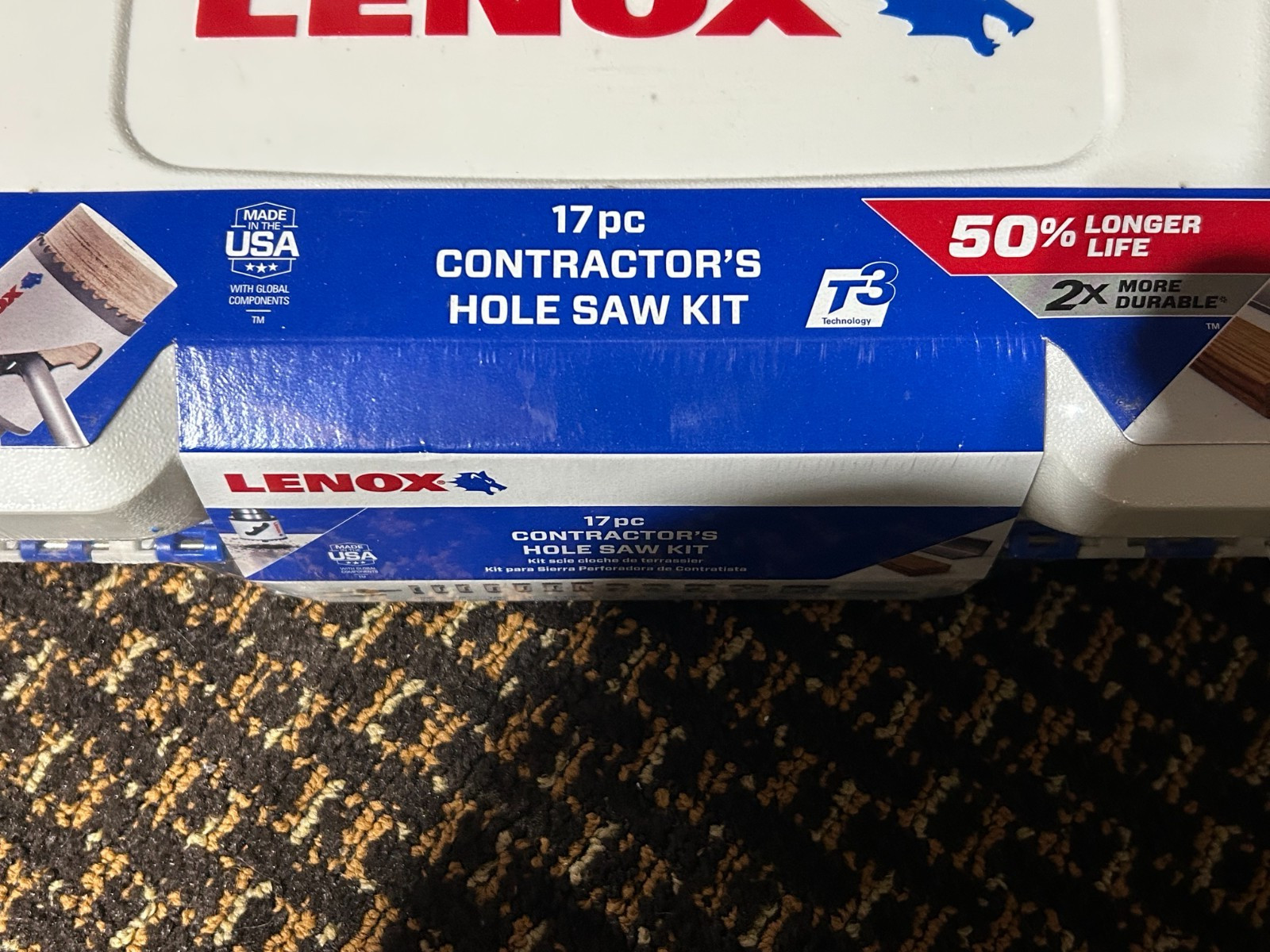 MADE IN USA Lenox Contractor's Speed Slot 308201200G 17-Piece Hole Saw Kit