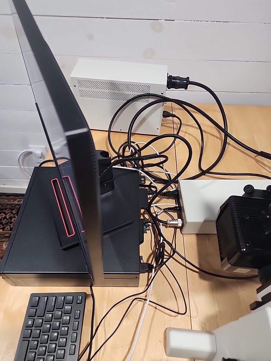 Nikon Eclipse TE300 Inverted Microscope Fluorescence Hoffman Modulation Complete