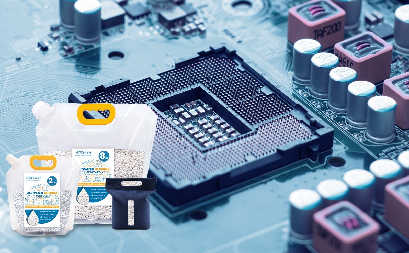 2 LBS Adsorbco Activated Alumina Desiccant