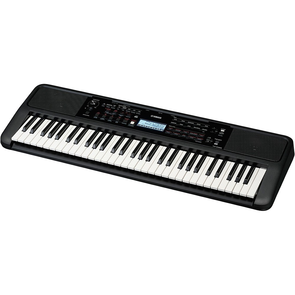 Yamaha PSRE383 61-Key Portable Keyboard with Power Adapter, New