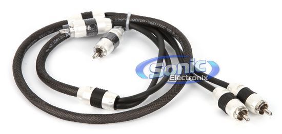 Stinger SI823 3 Ft 2-Channel 8000 Series Audiophile Grade RCA Interconnect Cable